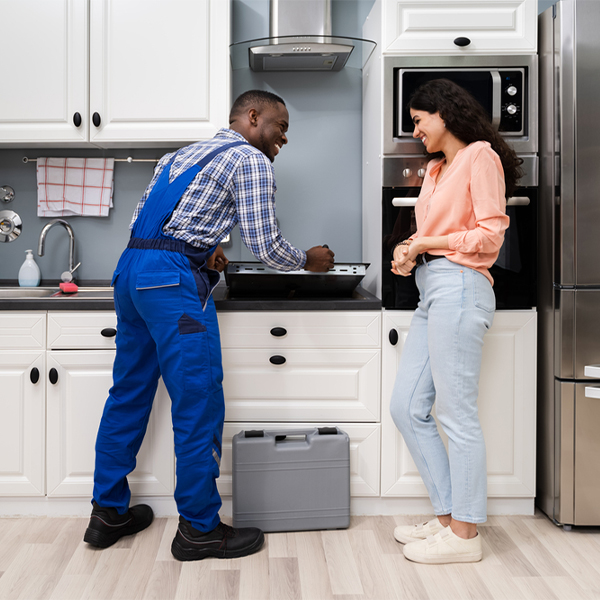 can you provide an estimate for cooktop repair before beginning any work in Union Mills